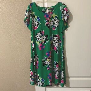 Kari Blue Floral dress,‎ size: M